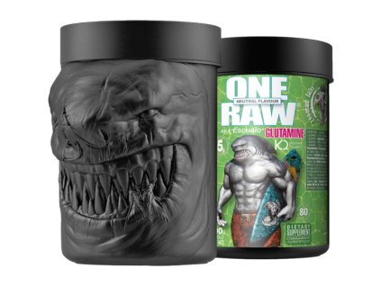 One Raw® Glutamine - s příchutí 400 g, višeň (Velikost 400 g, Barva višeň)