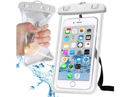 193315 11 verk 04074 b vodeodolne pouzdro na telefon bile