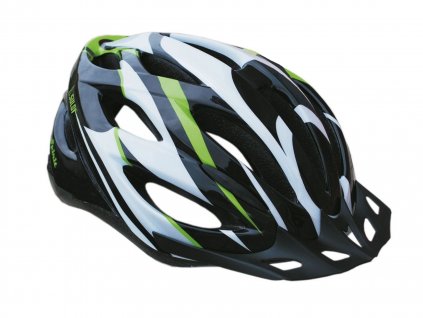 Cyklo helma SULOV® SPIRIT, čierno-zelená (Helma veľkosť M)