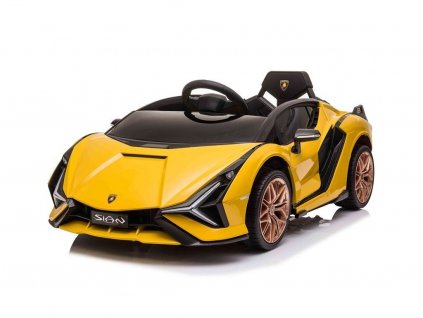 Detské elektrické auto Lamborghini Sian (Farba žltá)