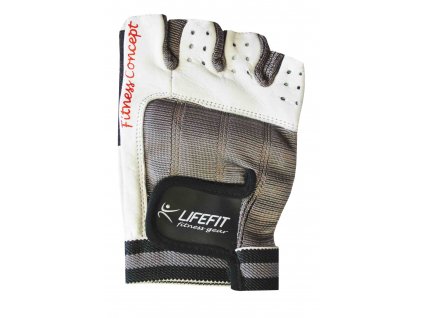 Fitness rukavice LIFEFIT® PRO, biele (Oblečenie veľkosť S)