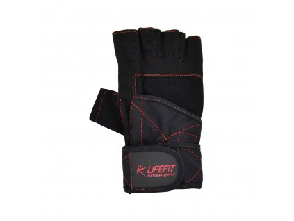 Fitness rukavice LIFEFIT® TOP, čierne (Oblečenie veľkosť XL)