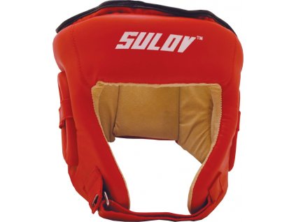 Chránič hlavy otvorený SULOV® DX, červený (Box veľkosť L)