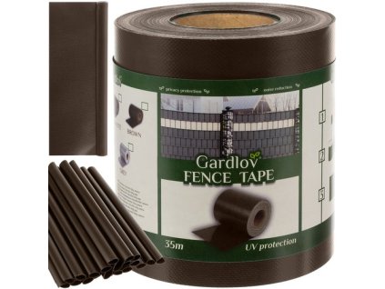 229838 2 gardlov paska na oploceni 19cmx35m 630g m2 hneda 23707