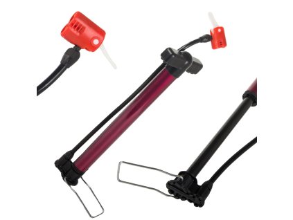 228386 10 hlinikova nozni pumpa na kolo s hadici lehka rucni pumpa