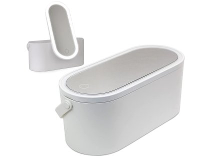 228092 4 verk 24342 organizer na kosmetiku se zrcadlem a led svetlem bily akce