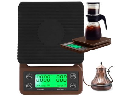 230705 2 elektronicke vahy na mereni kavy elektronicka presna tara 5kg 0 1g