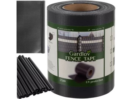 236153 gardlov paska na oploceni 19cmx35m 450g m2 antracit 23696