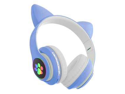 242417 apt detska led sluchatka kocici usi bluetooth 5 0
