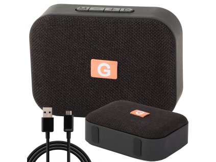 245084 mini bluetooth reproduktor s mp3 fm usb cerna