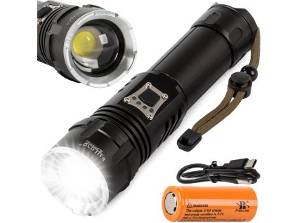 245018 takticka vojenska svitilna bailong cree xhp160 s led