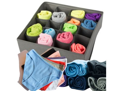 245282 organizer spodniho pradla vlozka do zasuvky na ponozky 20 prihradek