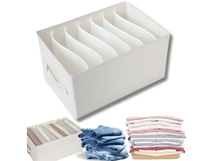 245270 organizer na obleceni spodni pradlo kalhoty satni skrin ponozky bile