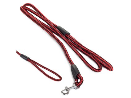 245618 klasicke psi voditko 120cm 0 8cm cervena