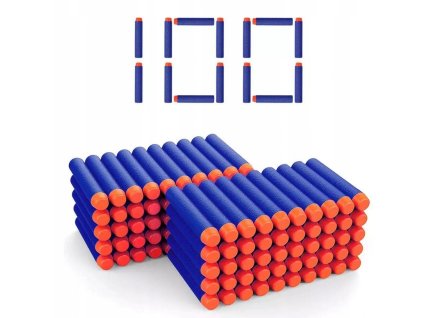 248042 nerf naboje do nerf pistole modre naboje 100 ks