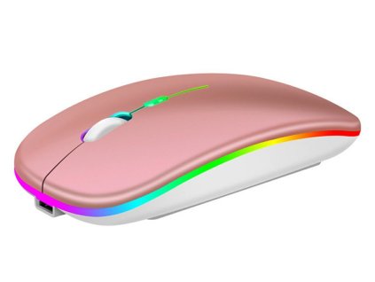 251147 apt bezdratova mys rgb ruzove zlata