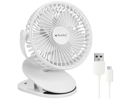 251306 ruhhy bezdratovy ventilator bily 25566