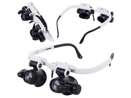 251333 hodinarska lupa na opravy 8x 23x led