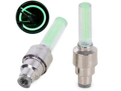 251555 svitici ventilek na kolo 2 kusy zelena