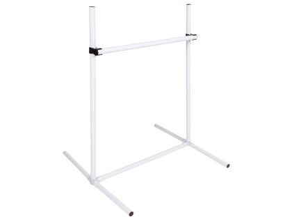 255196 2 crossbar agility prekazky pro psy bila baleni 1 sada
