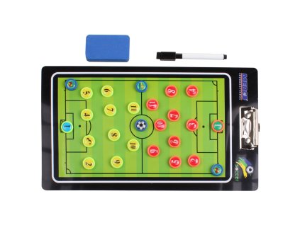 255709 2 fotbal 64 magneticka trenerska tabule s klipem varianta 29686
