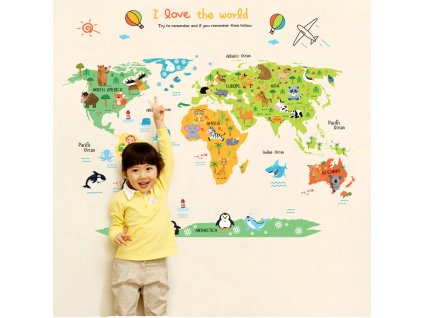 25433 detska mapa sveta k201