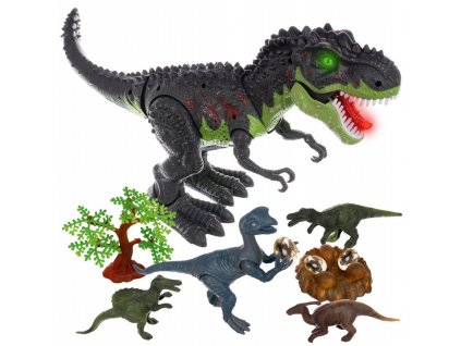 Mega Dinozaur T Rex Chodzi Ryczy Swieci Znosi Jaja