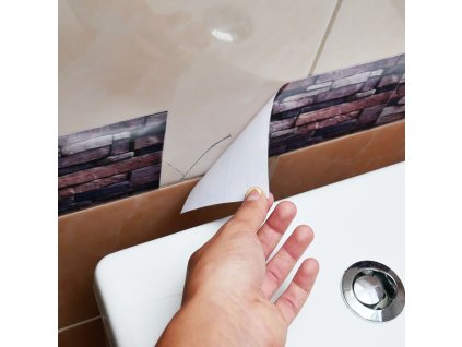 73515 5 samolepici kamenne obklady sedo hnede