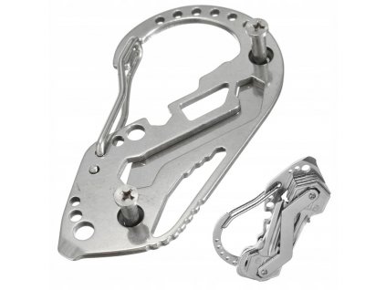 BRELOK DO KLUCZY KARABINCZYK SURVIVAL MULTITOOL