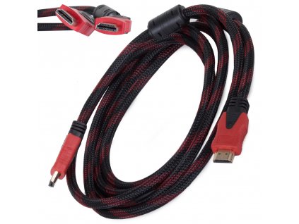 pol pl Kabel przewod HDMI 2 0 4k 3D UHD 3m miedz 48 bit 2369 1