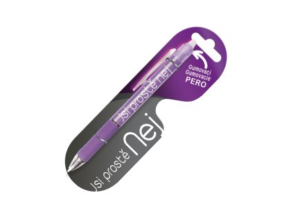 97653 nekupto propiska s potiskem jsi proste nej gumovaci