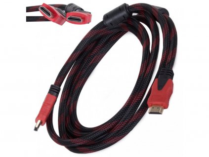 74676 pol pl kabel przewod hdmi 2 0 4k 3d uhd 3m miedz 48 bit 2369 1