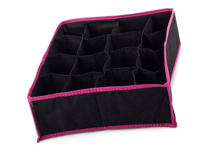 110657 3 verk 01620 cz organizer do zasuvky na pradlo s 16 prihradkami cerny
