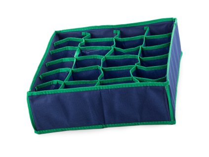 110663 3 verk 01622 g organizer do zasuvky na pradlo 24 prihradek modry