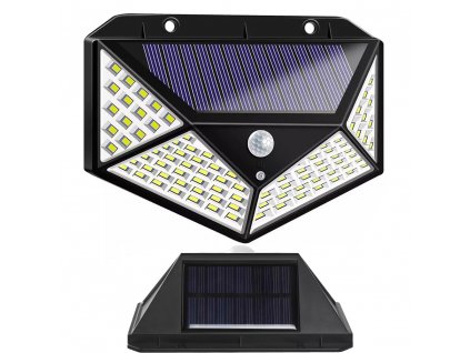 113558 verk 24240 solarni venkovni 100 led smd osvetleni s pohybovym senzorem