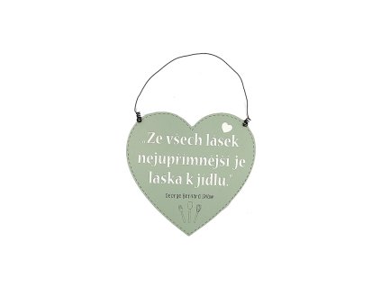 117623 nekupto drevena cedule srdce do kuchyne ze vsech lasek