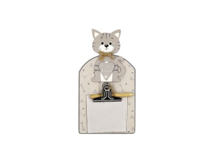 117689 nekupto drevena cedulka s klipem milovnik kocek