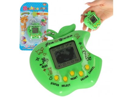 123170 kik kx9721 3 elektronicka hracka tamagotchi 49 v 1 zelena