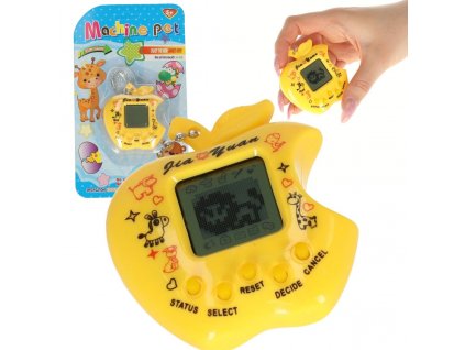 123173 kik kx9721 4 hracka tamagotchi elektronicka hra apple yellow