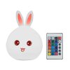 157660 22 verk 24073 nocni rgb lampicka dotykova kralik usb 1200mah s dalkovym ovladanim