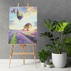 166467 13 kik kx4497 7 malba podle cisel 50x40cm levandulove pole