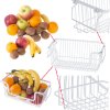 Kosz na owoce warzywa organizer metalowy 134039