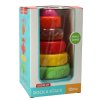 Piramida wieza edukacyjna ukladanka sensoryczna kolorowa Montessori 157987