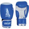 Box rukavice SULOV® kožené, modro-biele (Box veľkosť 10oz)