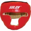 Chránič hlavy uzavretý SULOV®, kožený, červený (Box veľkosť L)