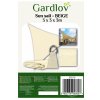 198270 2 gardlov slunecni plachta 3x3x3 bezova 23146