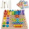 235463 11 kruzzel drevene puzzle koralky du17252