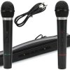 242942 karaoke kit 2x bezdratovy mikrofon stanice