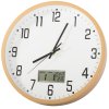 245162 nastenne hodiny velke tiche 30cm kulaty ukazatel datum teplota sekundy