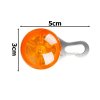 245939 5 led svetlo na obojek pro psy a kocky oranzova